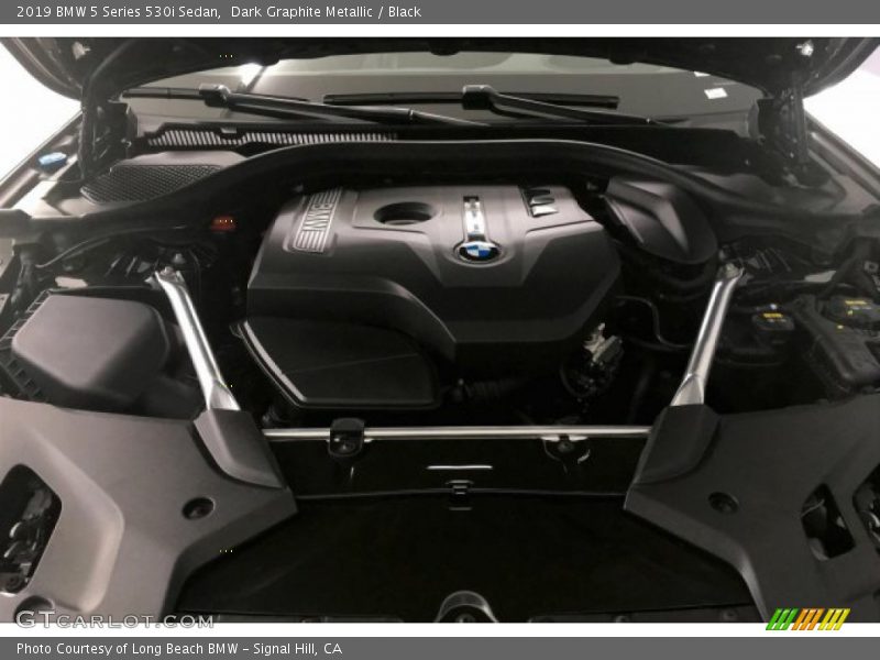Dark Graphite Metallic / Black 2019 BMW 5 Series 530i Sedan