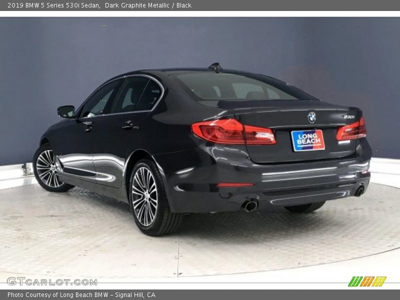 Dark Graphite Metallic / Black 2019 BMW 5 Series 530i Sedan