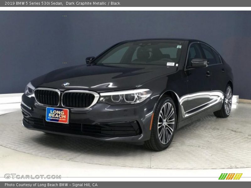 Dark Graphite Metallic / Black 2019 BMW 5 Series 530i Sedan