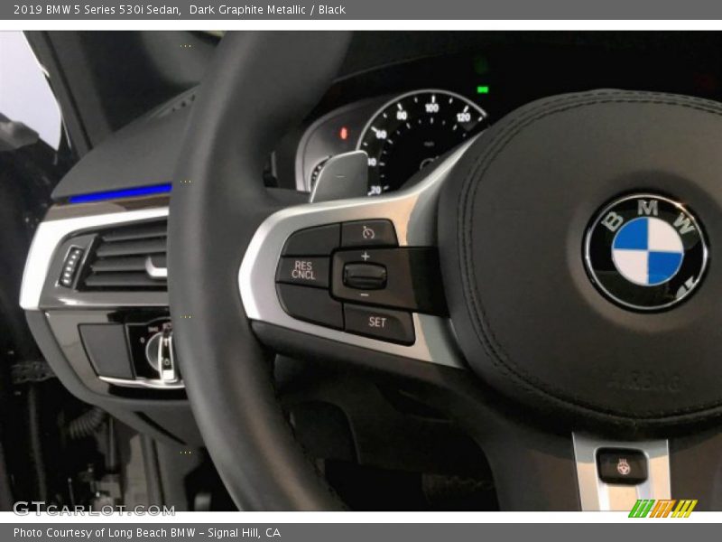 Dark Graphite Metallic / Black 2019 BMW 5 Series 530i Sedan