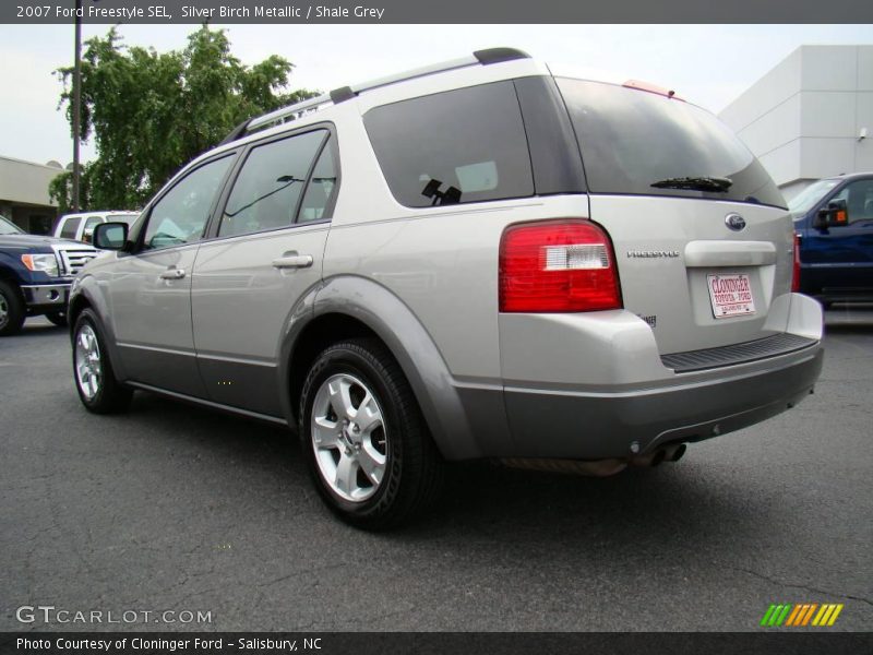 Silver Birch Metallic / Shale Grey 2007 Ford Freestyle SEL