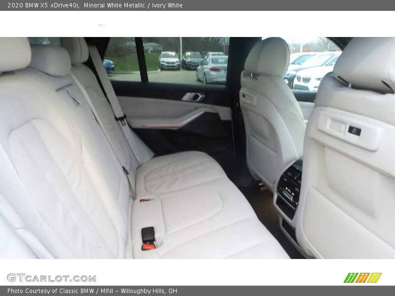 Rear Seat of 2020 X5 xDrive40i