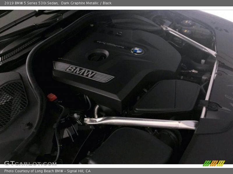 Dark Graphite Metallic / Black 2019 BMW 5 Series 530i Sedan