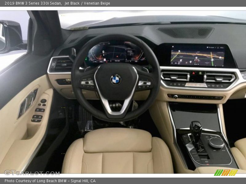 Jet Black / Venetian Beige 2019 BMW 3 Series 330i Sedan