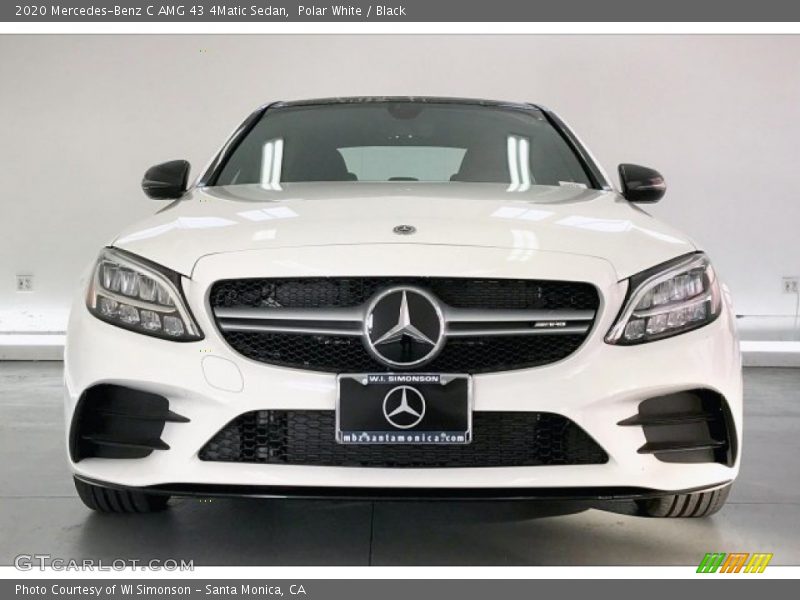 Polar White / Black 2020 Mercedes-Benz C AMG 43 4Matic Sedan