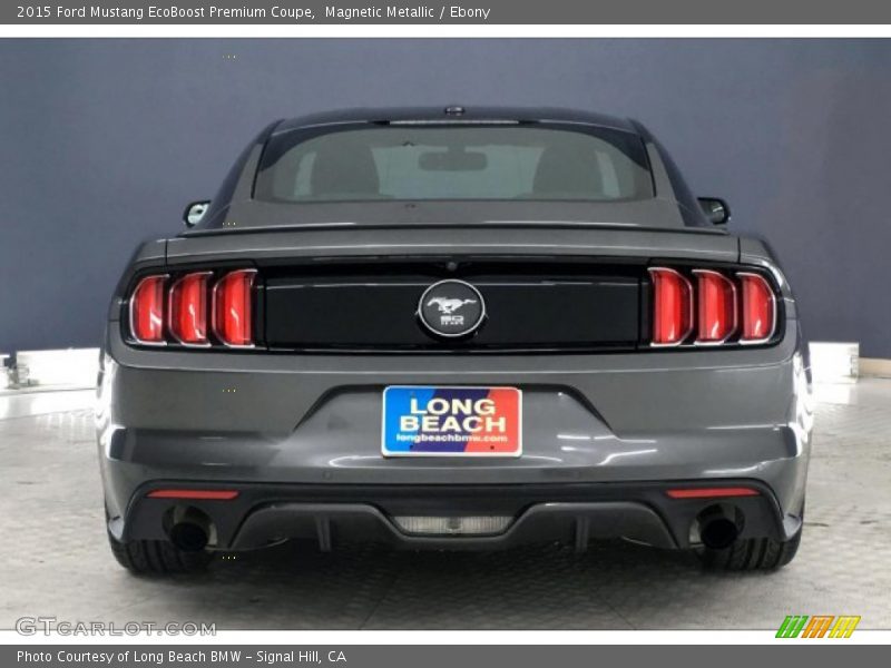 Magnetic Metallic / Ebony 2015 Ford Mustang EcoBoost Premium Coupe