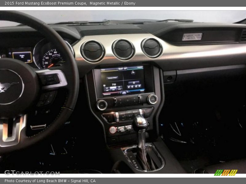 Magnetic Metallic / Ebony 2015 Ford Mustang EcoBoost Premium Coupe