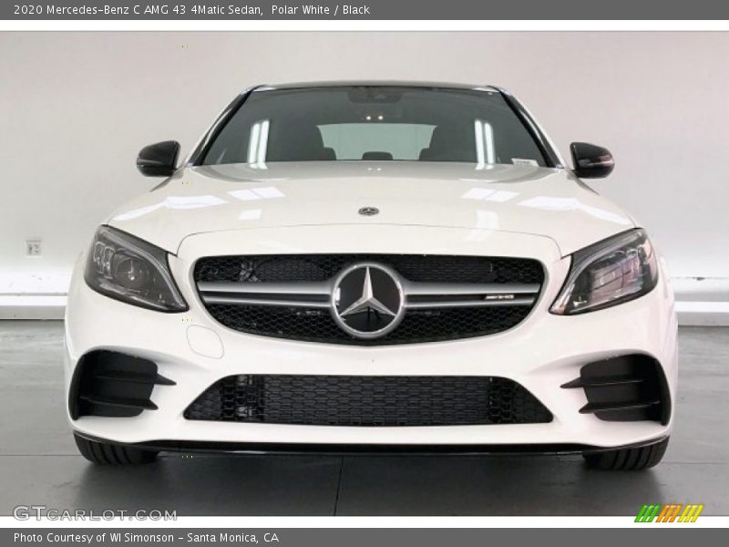 Polar White / Black 2020 Mercedes-Benz C AMG 43 4Matic Sedan