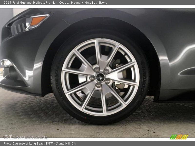 Magnetic Metallic / Ebony 2015 Ford Mustang EcoBoost Premium Coupe