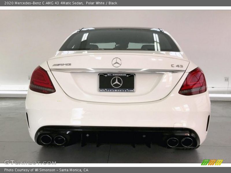 Polar White / Black 2020 Mercedes-Benz C AMG 43 4Matic Sedan