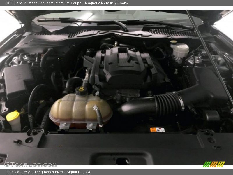 Magnetic Metallic / Ebony 2015 Ford Mustang EcoBoost Premium Coupe