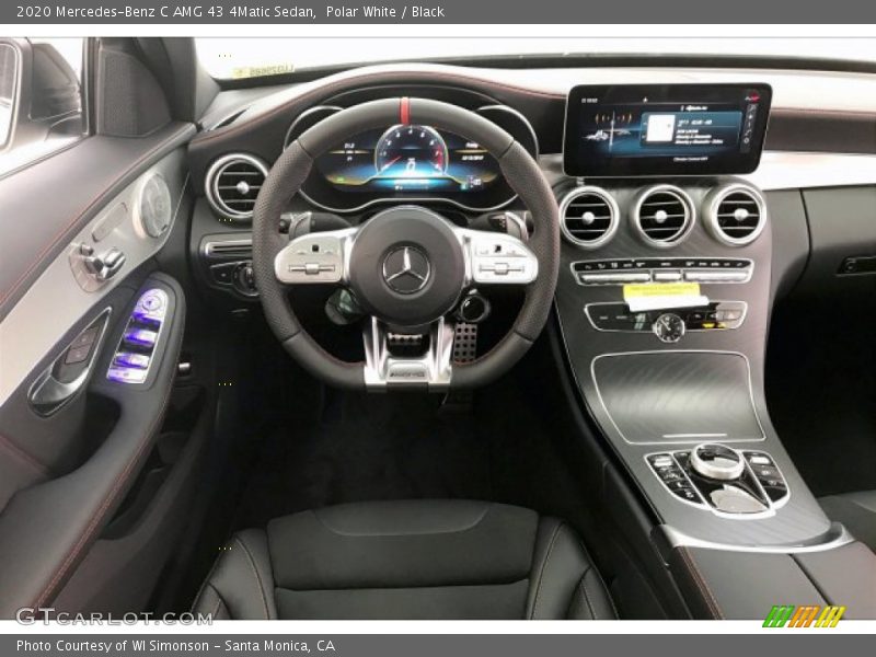 Polar White / Black 2020 Mercedes-Benz C AMG 43 4Matic Sedan