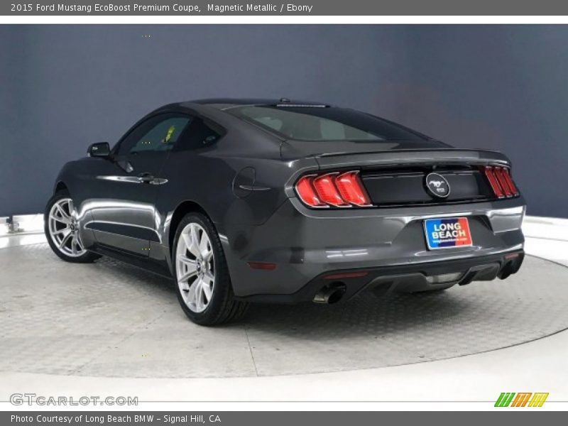 Magnetic Metallic / Ebony 2015 Ford Mustang EcoBoost Premium Coupe