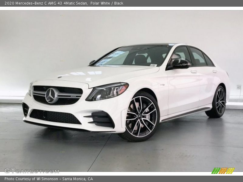 Polar White / Black 2020 Mercedes-Benz C AMG 43 4Matic Sedan