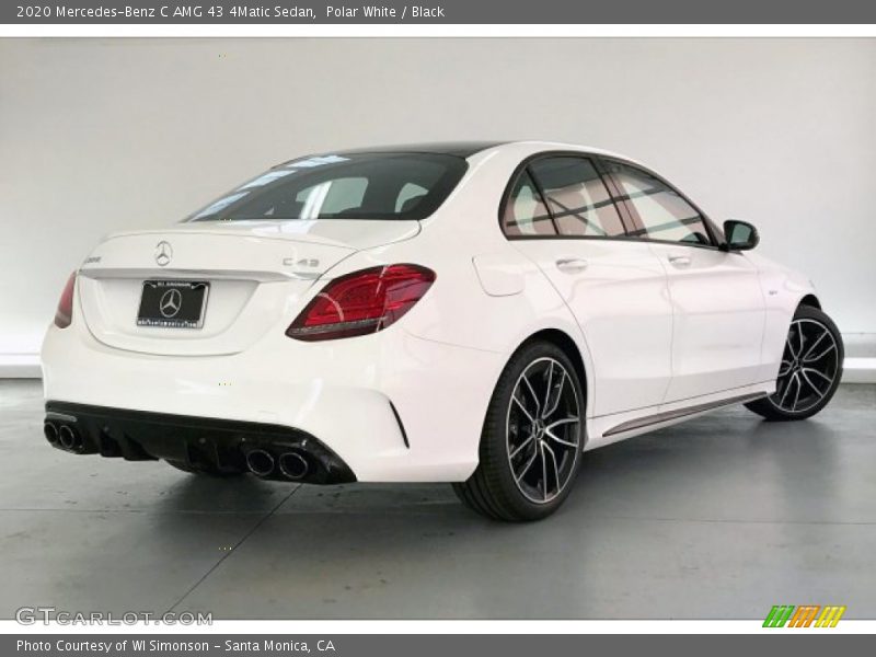 Polar White / Black 2020 Mercedes-Benz C AMG 43 4Matic Sedan