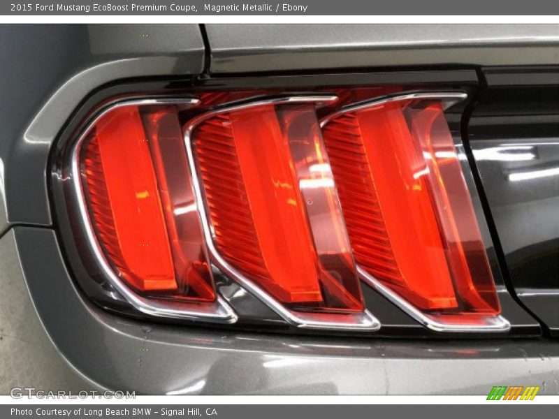 Magnetic Metallic / Ebony 2015 Ford Mustang EcoBoost Premium Coupe