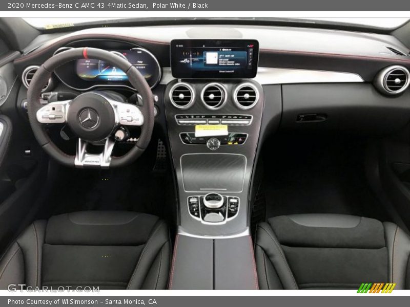 Polar White / Black 2020 Mercedes-Benz C AMG 43 4Matic Sedan