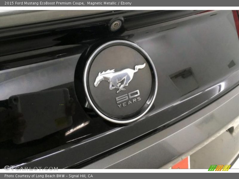 Magnetic Metallic / Ebony 2015 Ford Mustang EcoBoost Premium Coupe