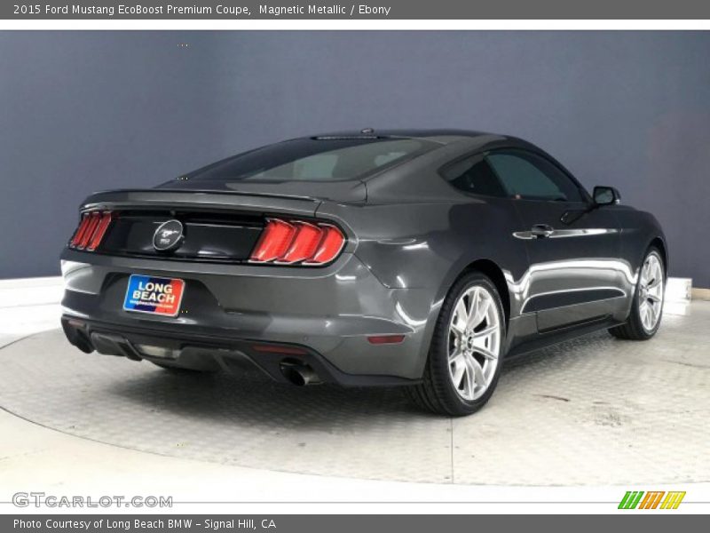 Magnetic Metallic / Ebony 2015 Ford Mustang EcoBoost Premium Coupe