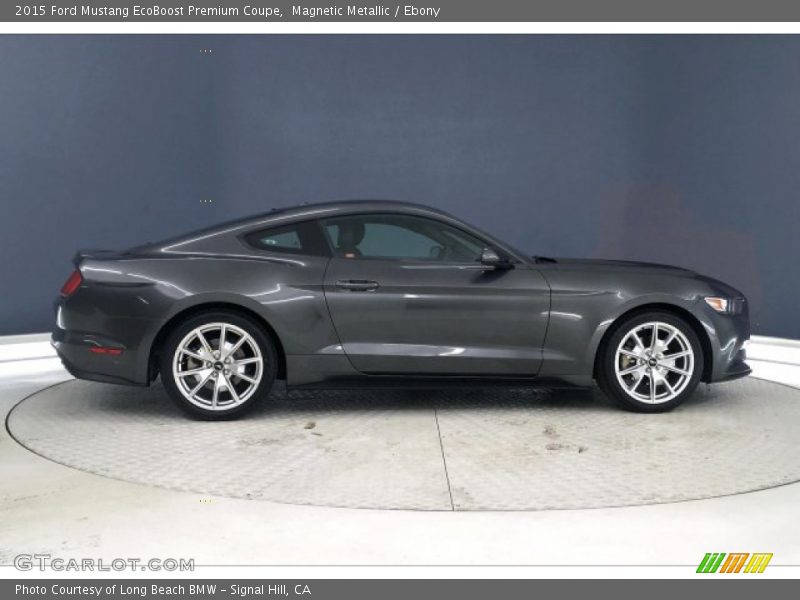 Magnetic Metallic / Ebony 2015 Ford Mustang EcoBoost Premium Coupe