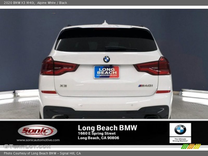 Alpine White / Black 2020 BMW X3 M40i