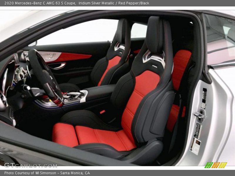 Front Seat of 2020 C AMG 63 S Coupe