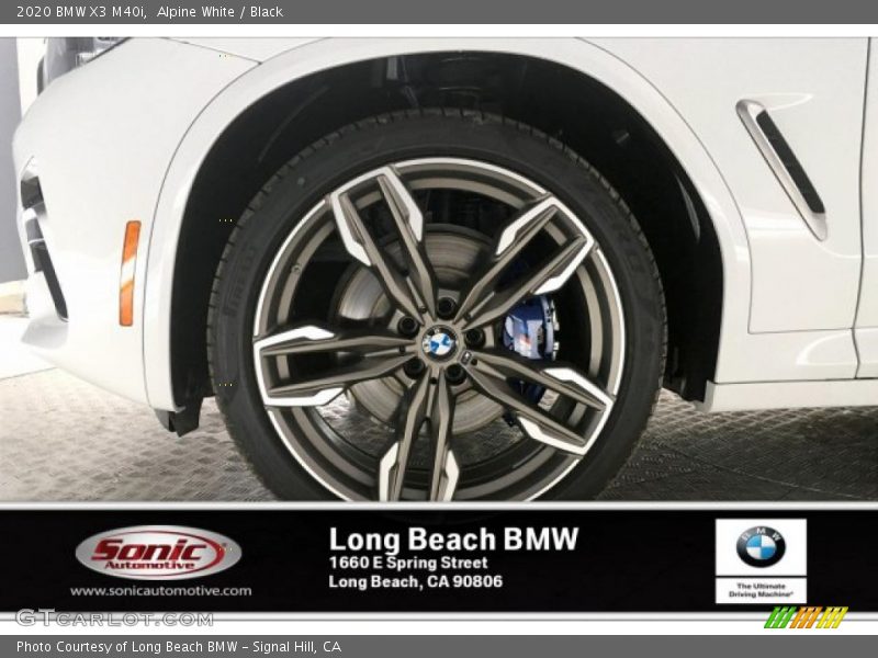 Alpine White / Black 2020 BMW X3 M40i