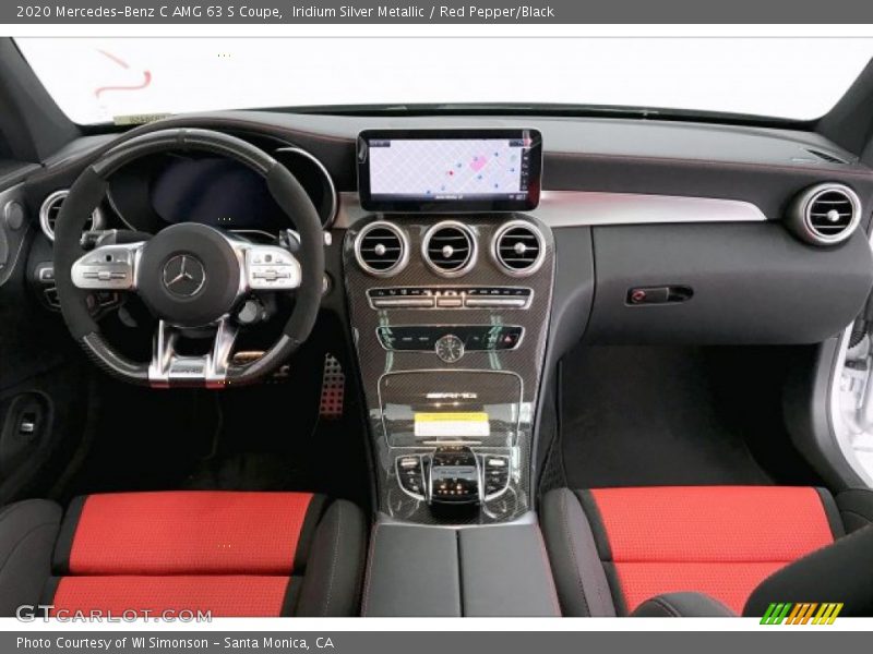 Dashboard of 2020 C AMG 63 S Coupe