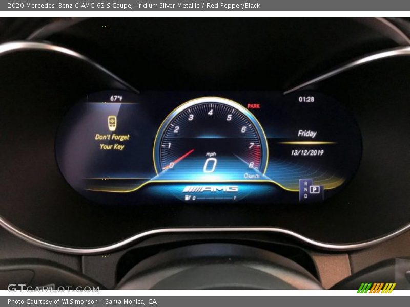  2020 C AMG 63 S Coupe AMG 63 S Coupe Gauges