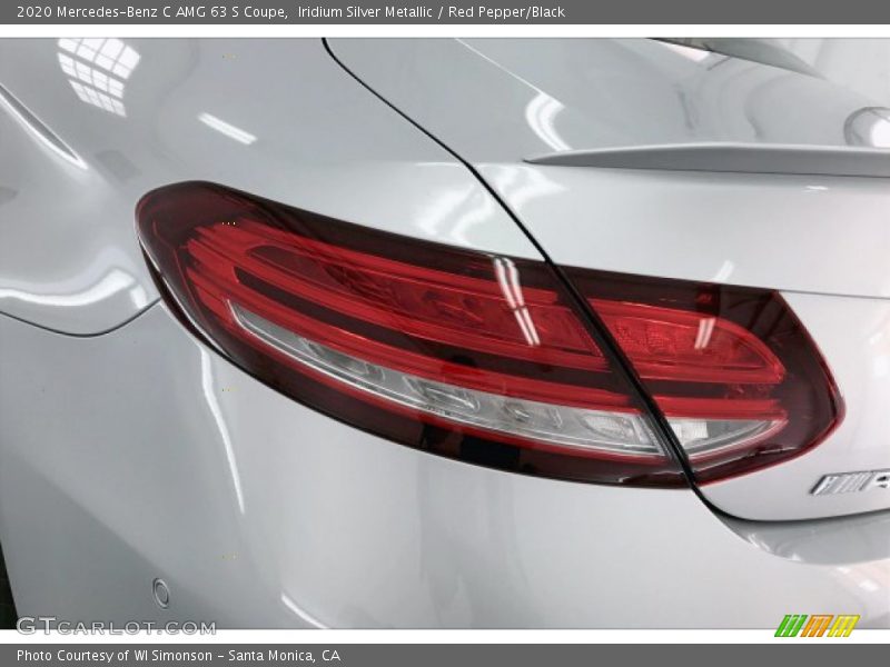 Iridium Silver Metallic / Red Pepper/Black 2020 Mercedes-Benz C AMG 63 S Coupe