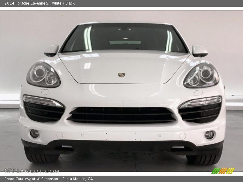 White / Black 2014 Porsche Cayenne S