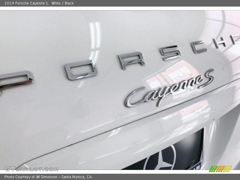 White / Black 2014 Porsche Cayenne S