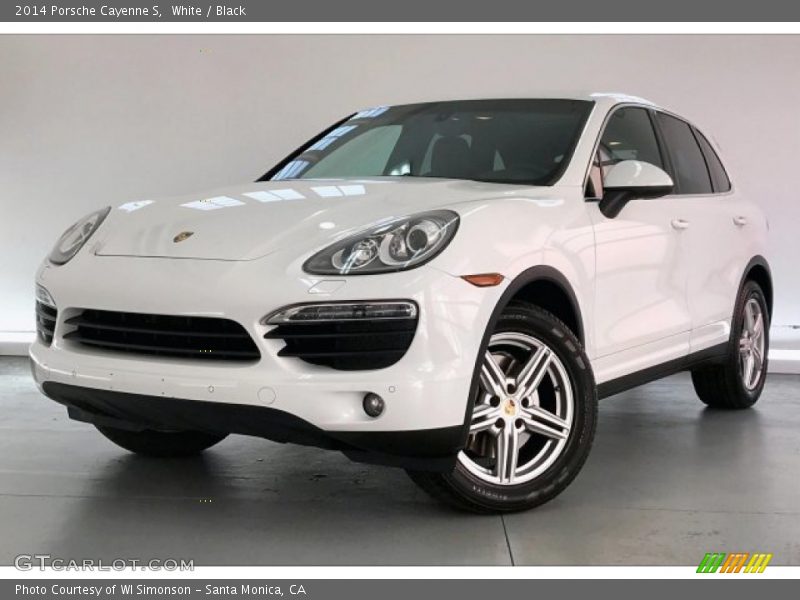 White / Black 2014 Porsche Cayenne S