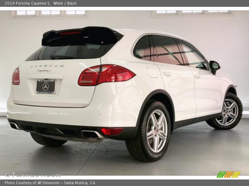 White / Black 2014 Porsche Cayenne S