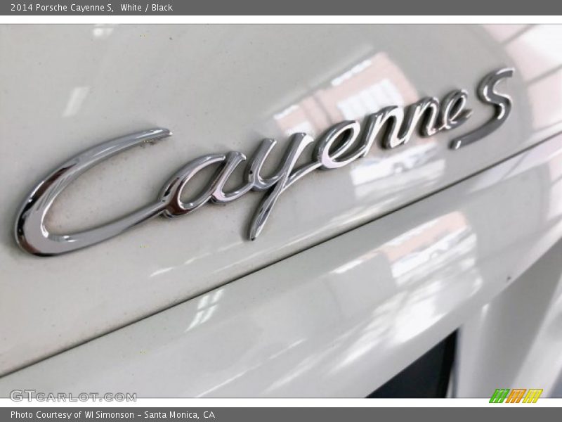 White / Black 2014 Porsche Cayenne S