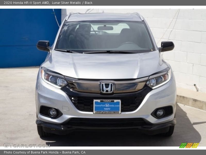 Lunar Silver Metallic / Black 2020 Honda HR-V Sport AWD