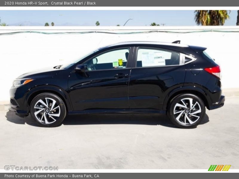 Crystal Black Pearl / Black 2020 Honda HR-V Sport