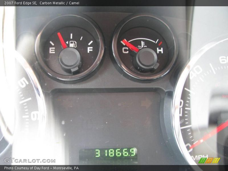Carbon Metallic / Camel 2007 Ford Edge SE