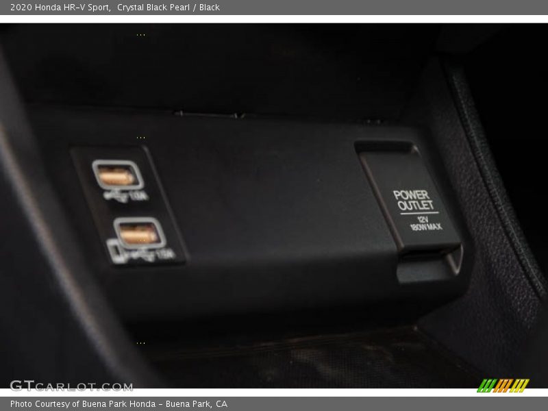 Crystal Black Pearl / Black 2020 Honda HR-V Sport