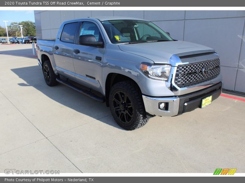 Cement / Graphite 2020 Toyota Tundra TSS Off Road CrewMax