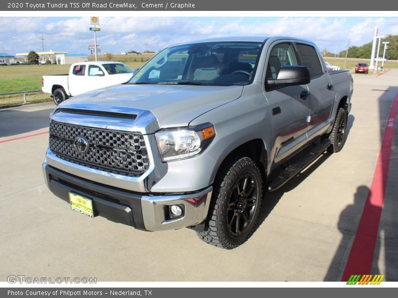 Cement / Graphite 2020 Toyota Tundra TSS Off Road CrewMax