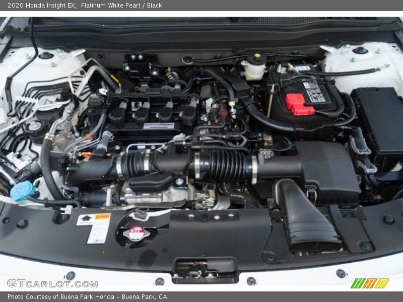 Platinum White Pearl / Black 2020 Honda Insight EX
