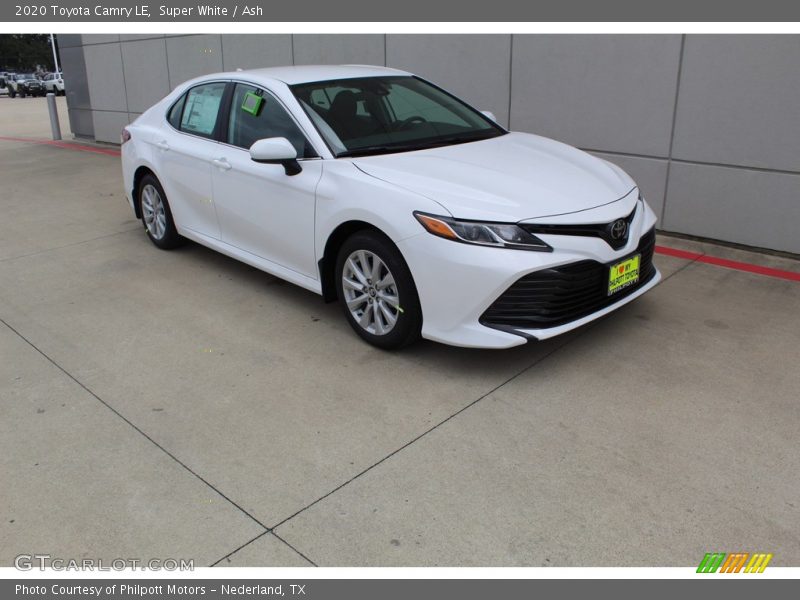 Super White / Ash 2020 Toyota Camry LE