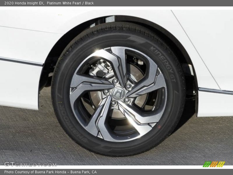 Platinum White Pearl / Black 2020 Honda Insight EX
