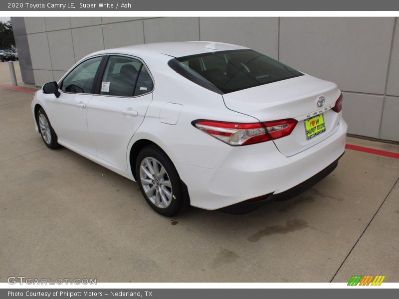 Super White / Ash 2020 Toyota Camry LE