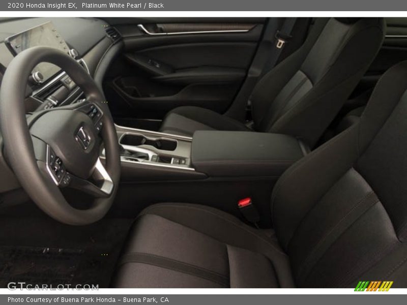 Platinum White Pearl / Black 2020 Honda Insight EX