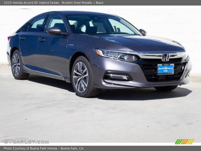 Modern Steel Metallic / Black 2020 Honda Accord EX Hybrid Sedan