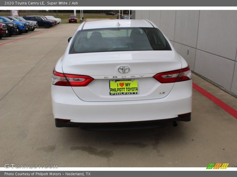 Super White / Ash 2020 Toyota Camry LE