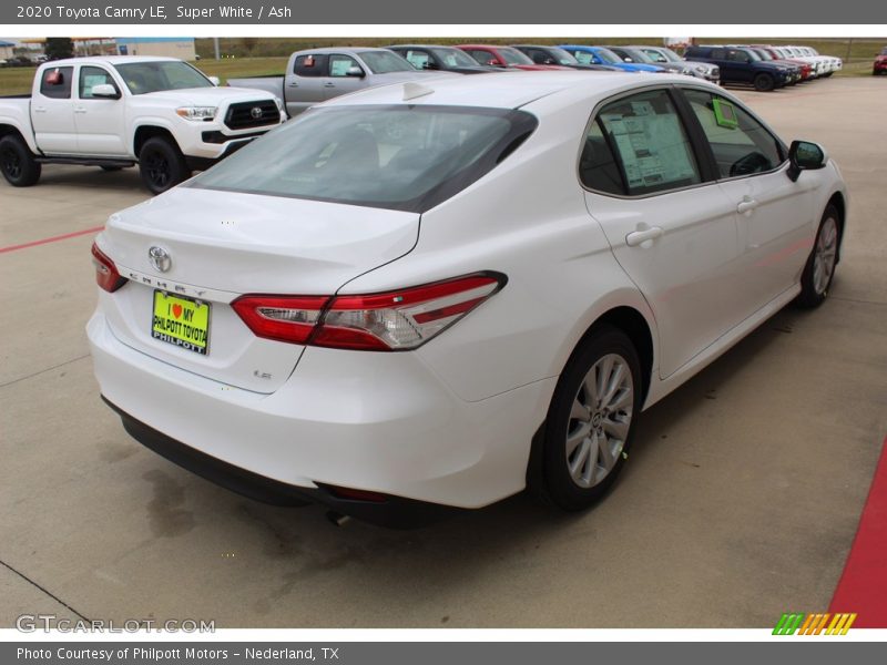 Super White / Ash 2020 Toyota Camry LE