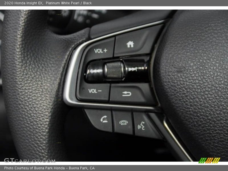 Platinum White Pearl / Black 2020 Honda Insight EX